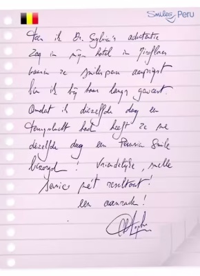 testimonials_15 Smiles Peru Dental Dentist Testimonials Review