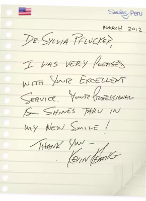 testimonials_18 Smiles Peru Dental Dentist Testimonials Review
